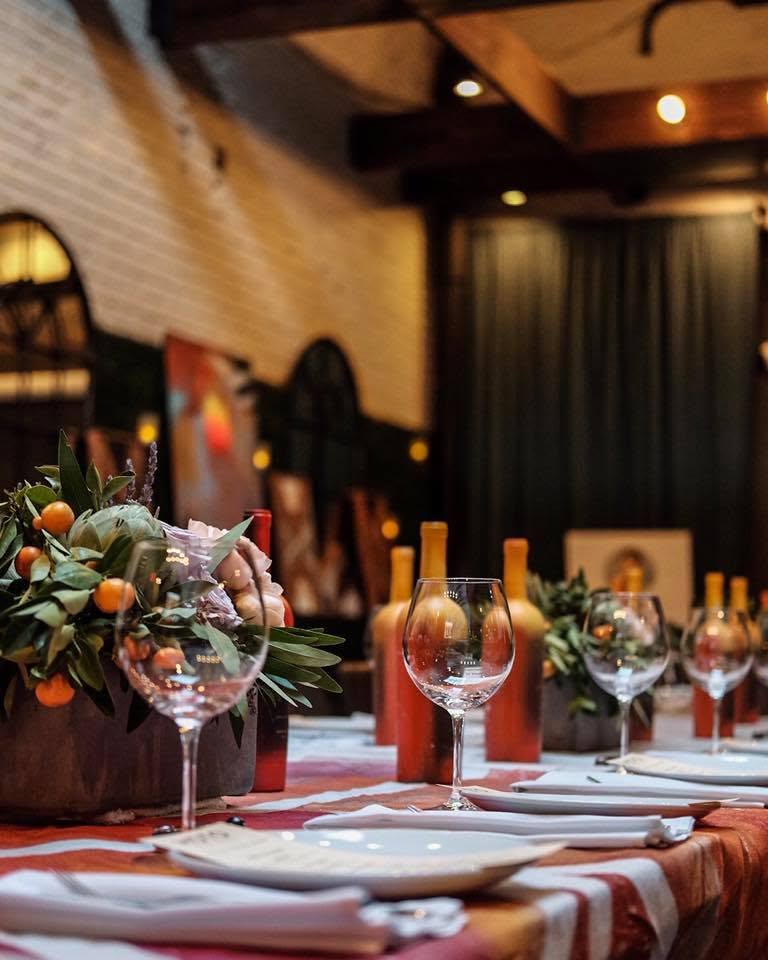 Curated table setting
